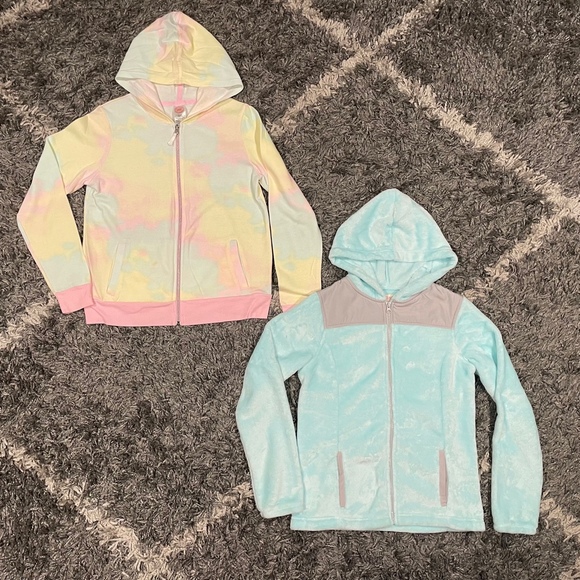 Girls Clothing Bundle Size 14-16 Adidas Jacket Zip up Hoodies Tie Dye - Picture 4 of 6